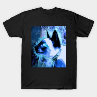 Glowing Energy Cat T-Shirt